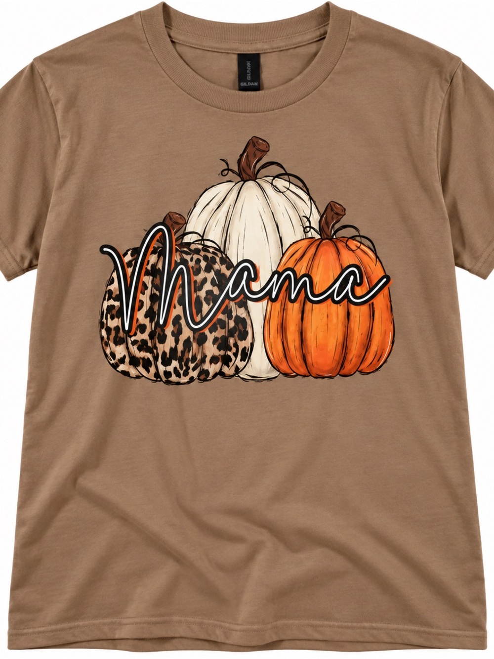 Adult Medium NWOT Mama Pumpkin Trio Graphic Tee